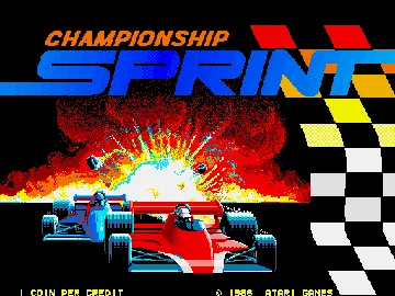 Championship Sprint (French) screen shot title